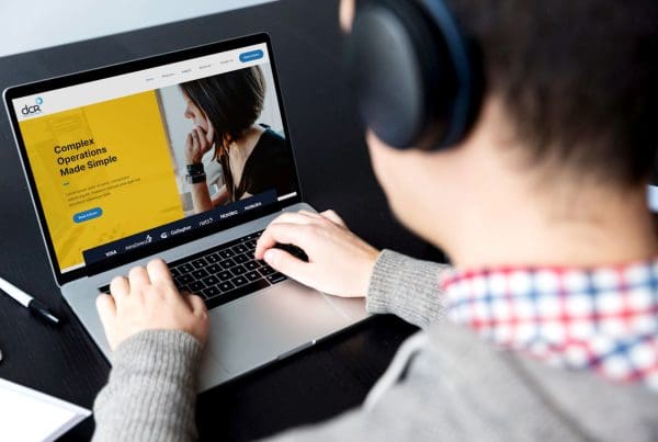 Digital Control Room Website by Cude Design - Mock