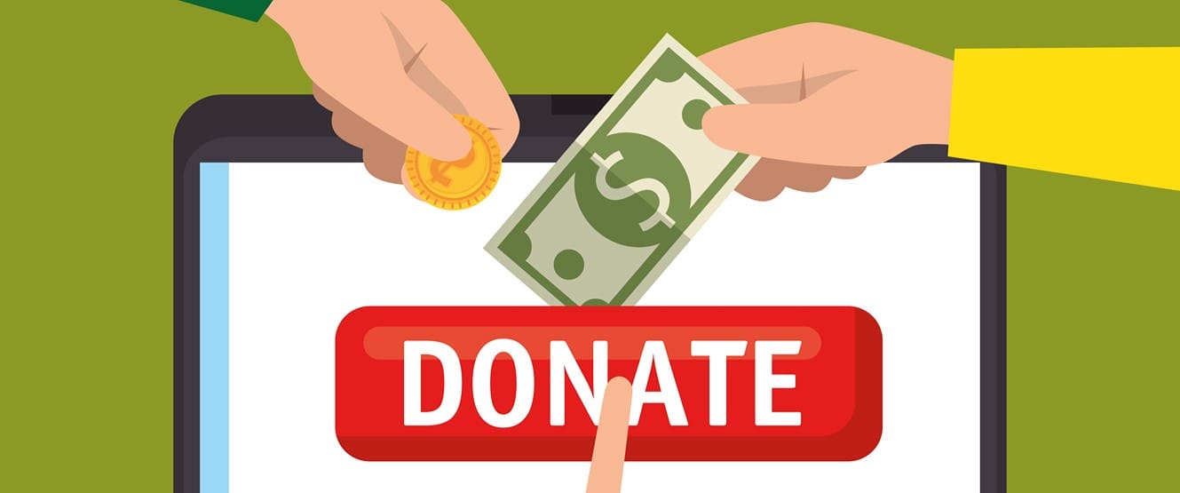 Charitable donation plugin geolocation support