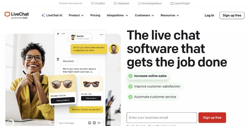 LiveChat WordPress Plugin Screenshot