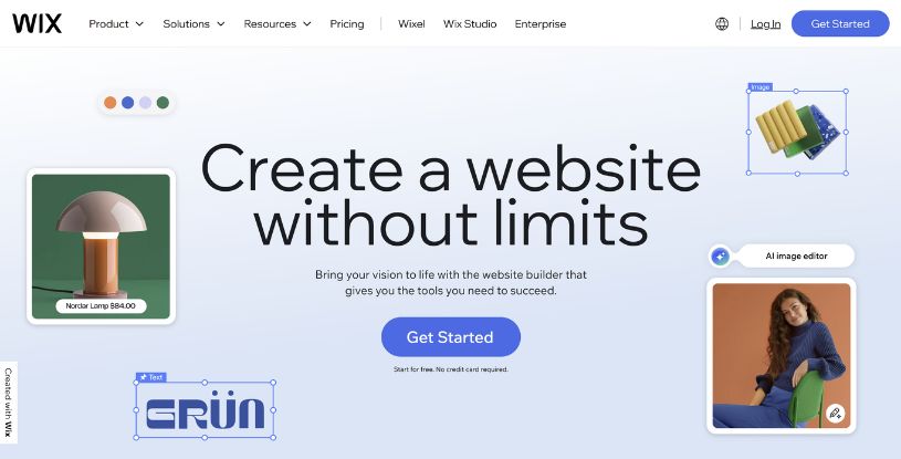 Wix - Website Builder Homepage