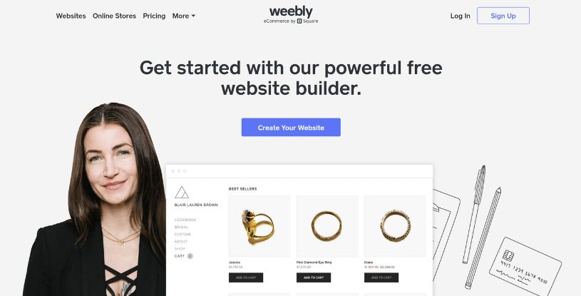 Weebly Website Builder Homepage
