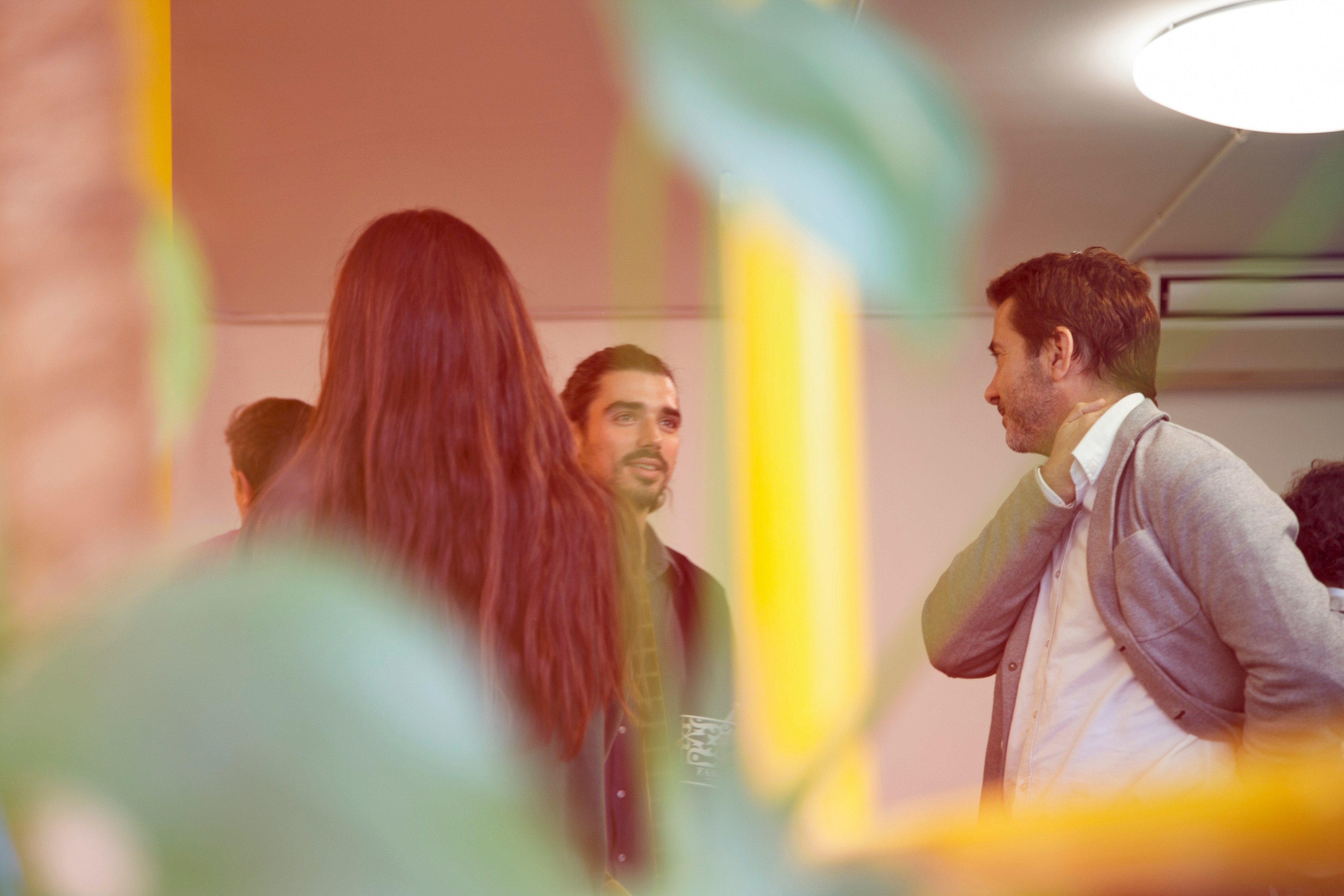 Three people at a Surrey Networking Event