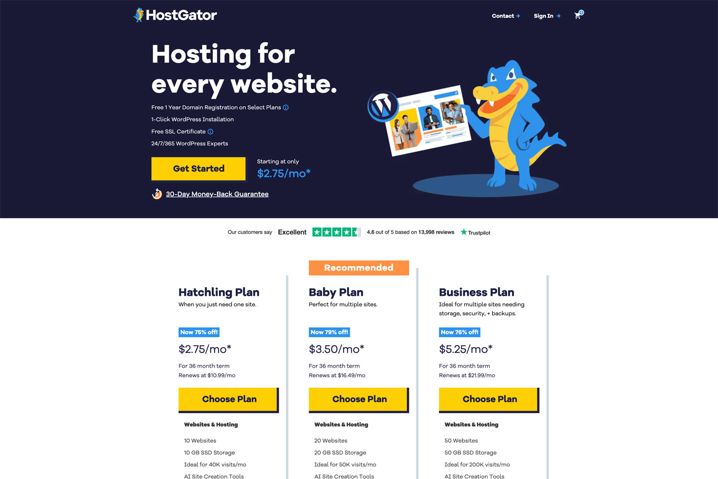 HostGator domain