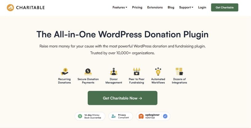 All in one donation plugin