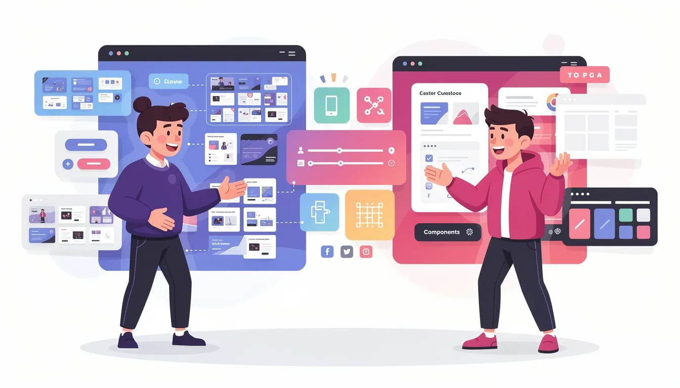 Template libraries for Divi and Elementor page builders.