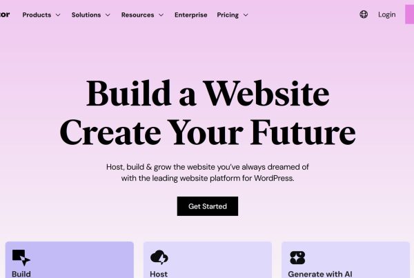 Divi vs Elementor: Elementor Homepage Screenshot